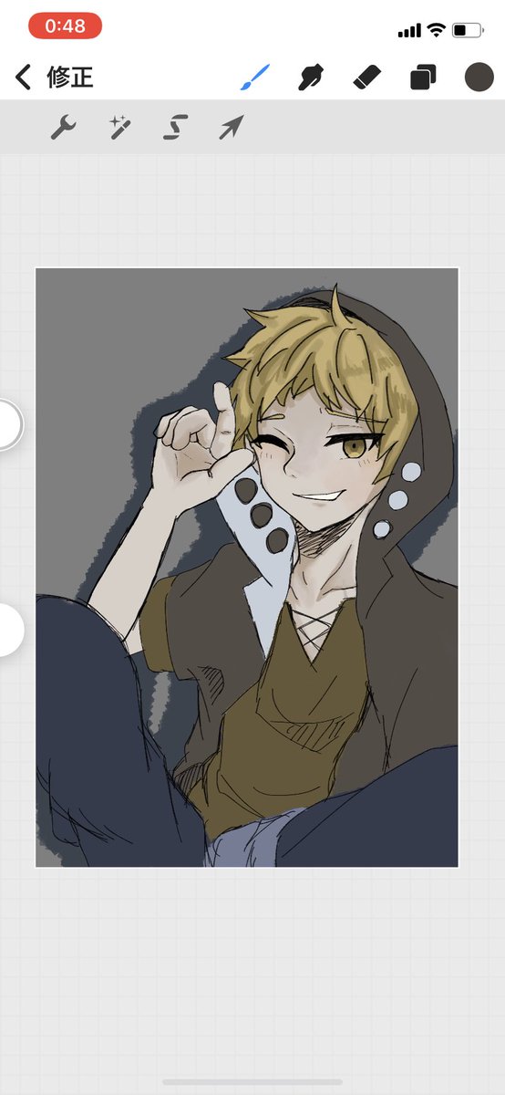 ROMiUSvPlMePJVE's tweet photo. プロクリエイトで初描き！
ちなみにカノくん最推しです( ˙꒳​˙  ) #カゲプロ  #絵描きさんと繋がりたい  #カゲプロ好きと繋がりたい https://t.co/mky3OZKlwC