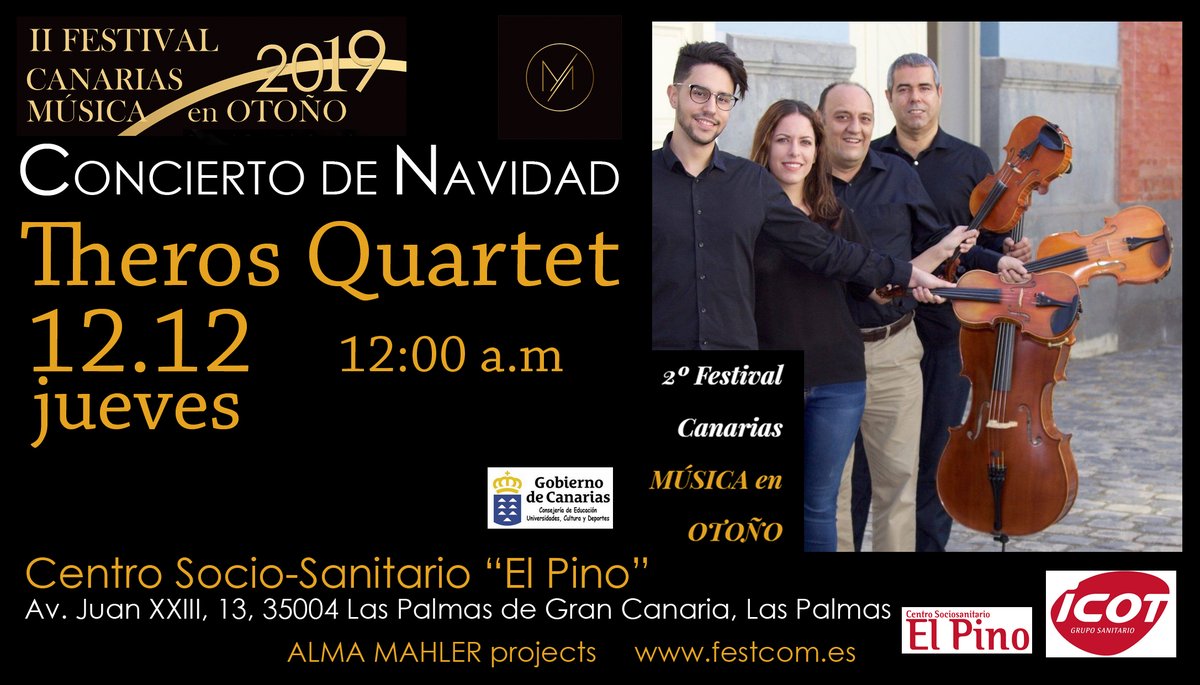 otonomusicafest's tweet photo. Hoy ha tenido lugar el 1º CONCIERTO del FESTIVAL CANARIAS MÚSICA EN OTOÑO !!!! https://t.co/9KmuL4DVNf