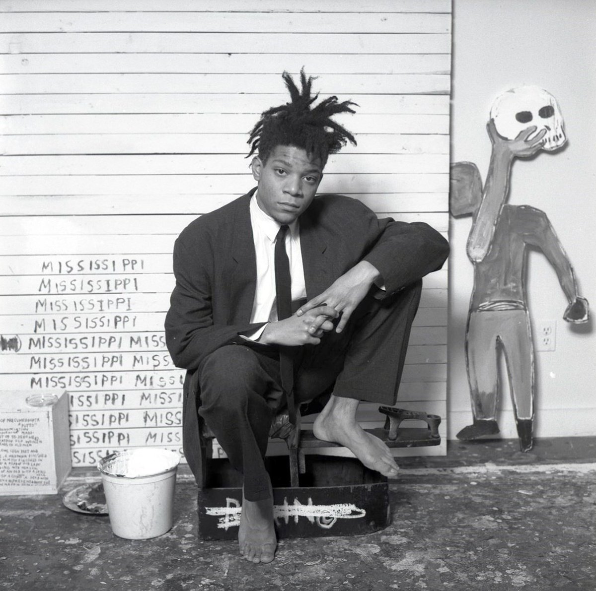 AestheticaMag's tweet photo. "Believe it or not, I can actually draw." Jean-Michel Basquiat was born #onthisday in 1960. https://t.co/rRborVV8py