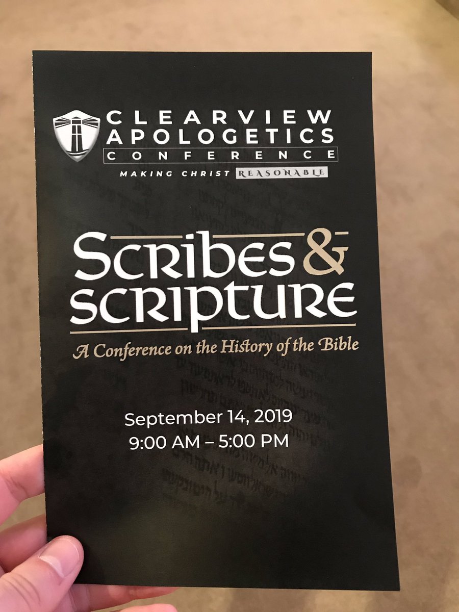 TextandCanon's tweet photo. We launched in January of this year and had good opportunities to speak to church audiences about how we got the Bible at #ScribesandScripture conferences in AZ and NC. Learn more and book the directors for your church or group at https://t.co/q4qPEiD0li. #TCI2019 https://t.co/xsMMOun6iH
