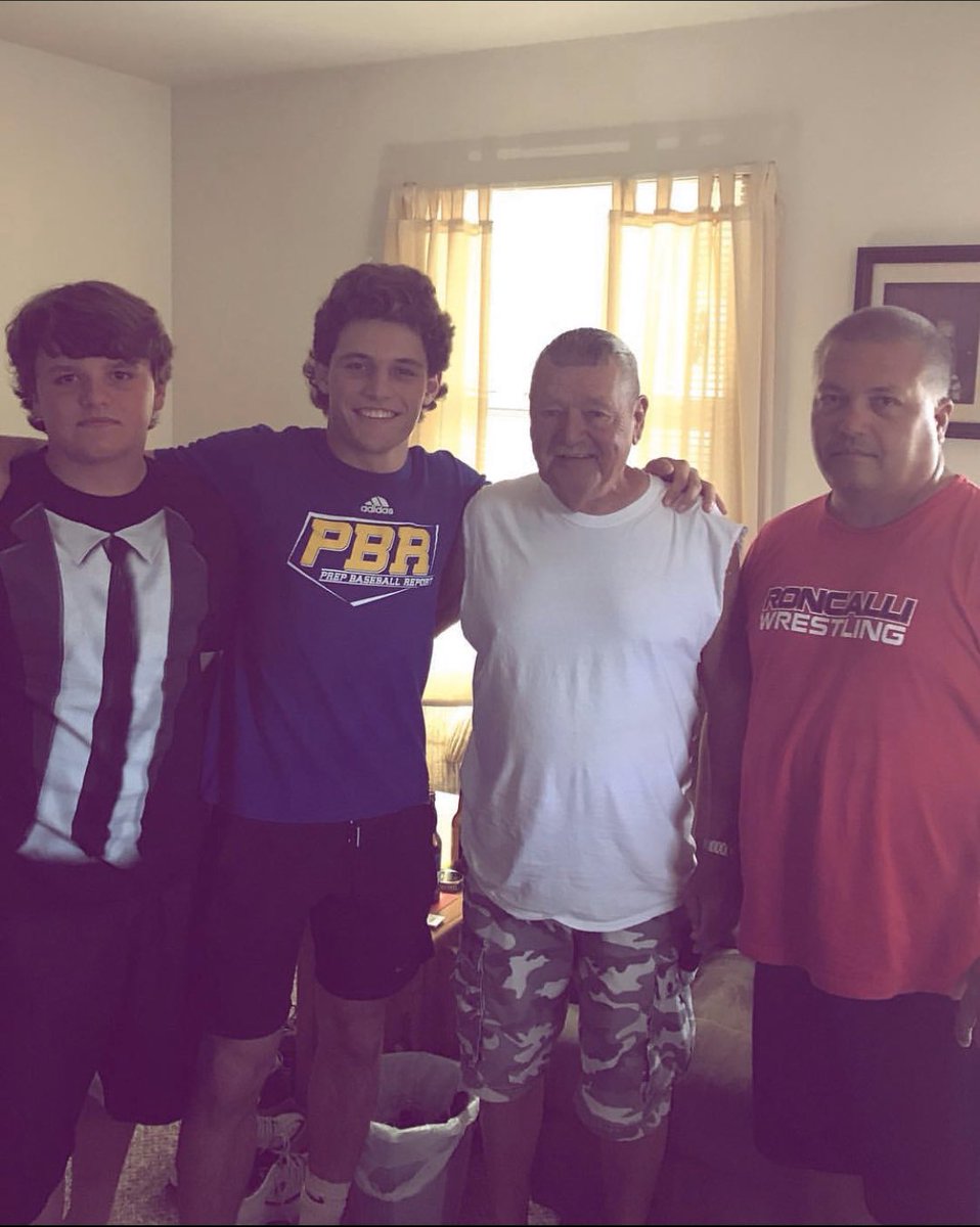 BrianKeeney10's tweet photo. Happy birthday to a person who sacrificed a lot for all the dudes in this pic. Miss you more and more everyday, Grandpa Chuck. #mulletflow https://t.co/FFJnNP84Md
