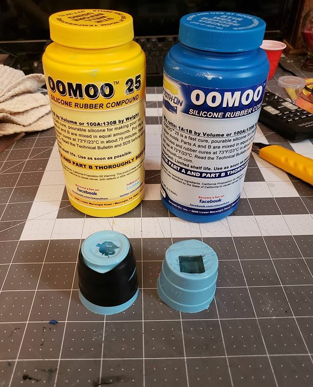 AsassinKitteh's tweet photo. Alrighty so we have round 2? 3? Whatever, with the correct silicone this time for the molds. I have a 10mm D20 currently.curing and a mold for a regular size D20 ready to be filled with resin. Wish me luck!
#DiceCasting #DiceCrafting #DnDCrafts #Creation… https://t.co/kT2e1sCW1U https://t.co/L9oz95vUZr