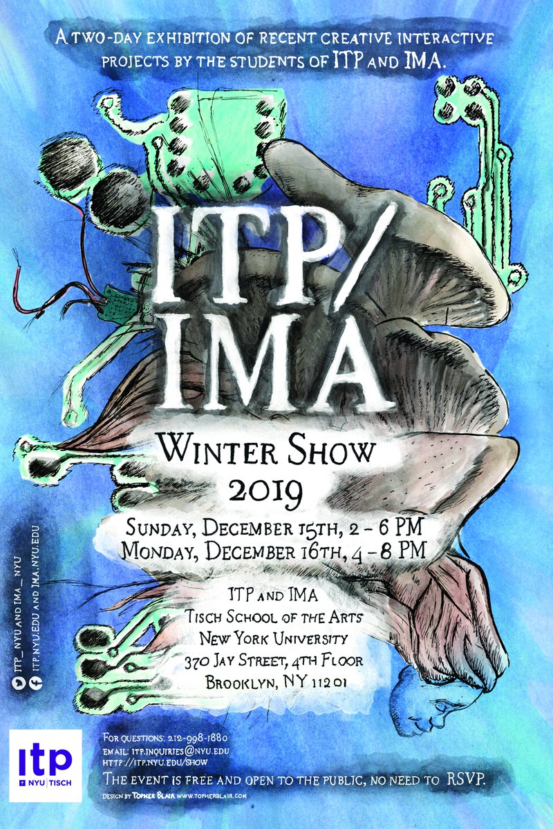 Image of ITP/IMA Winter Show 2019 poster.