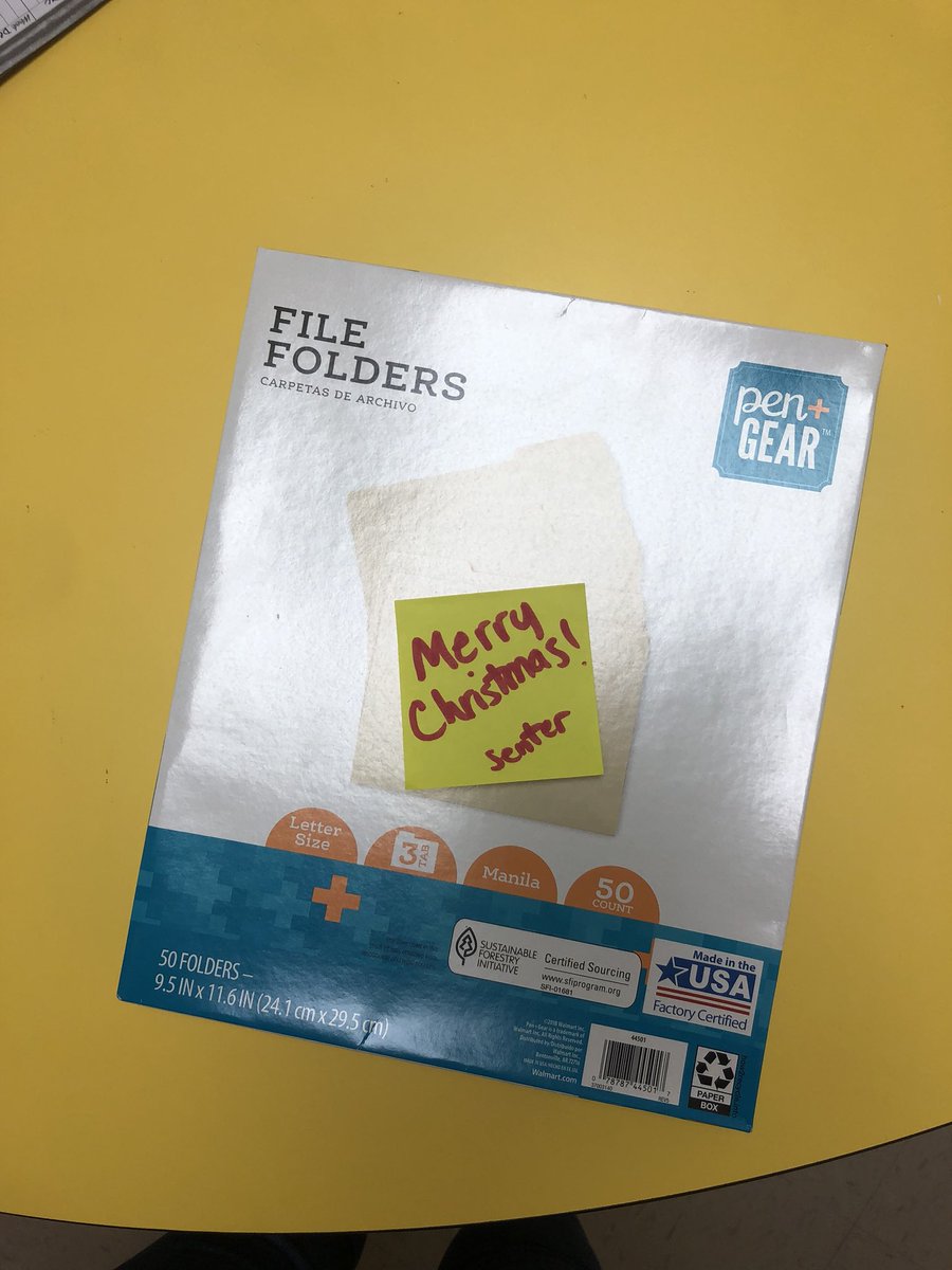 This is what true teacher presents look like! 😂 Thank you, <a href="/mrssenterbbe/">Kelley Senter</a>! You rock! Because of you, I can continue to keep my paperwork organized 🙌🏻🙌🏻🙌🏻