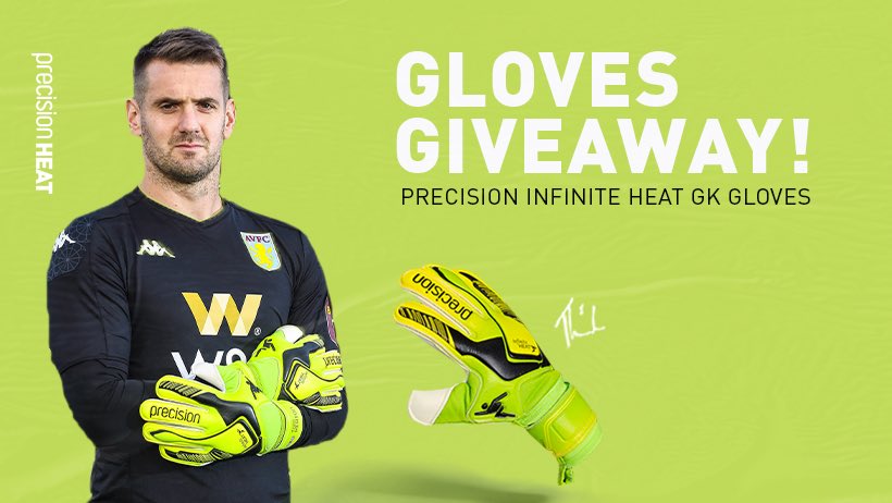 Who’s up for winning a pair of signed @TomHeatonGK Infinite Heat Precision gloves? #tomheaton