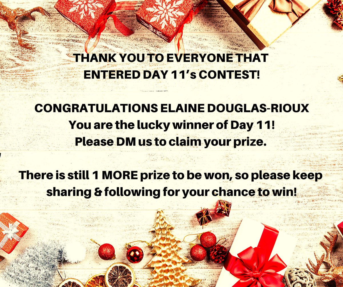 unstickdaughkun's tweet photo. CONGRATULATIONS ELAINE DOUGLAS-RIOUX!!! Please DM us to claim your prize🙂 https://t.co/oZQM4ksHhZ