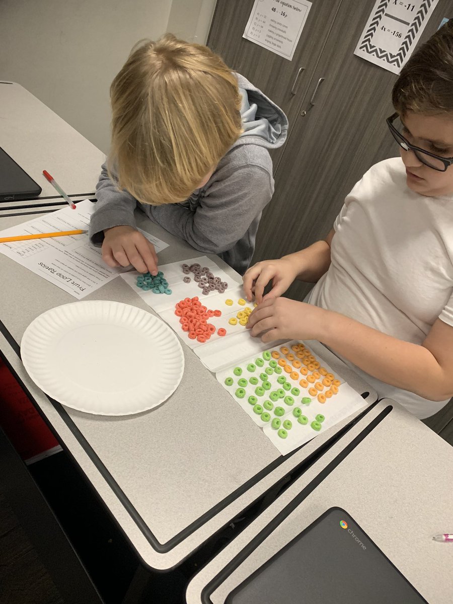 MrsLedaDavis's tweet photo. Fruit Loop Ratios! Making math delicious! #ClarkConnects @ClarkCISD https://t.co/wluA1k8ssQ