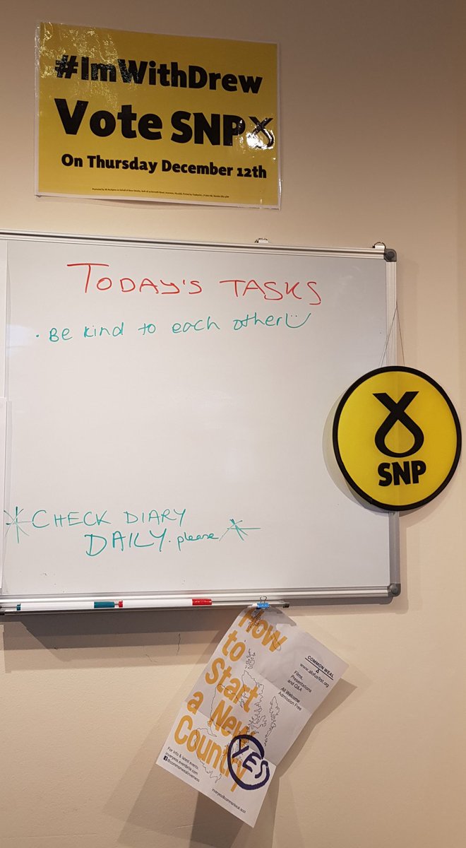 EmmaKnox4U's tweet photo. Soup break at DrewHQ before the last push.
#VoteSNP
#ImwithDrew
#SNPfamily https://t.co/QLoqkIuYPv