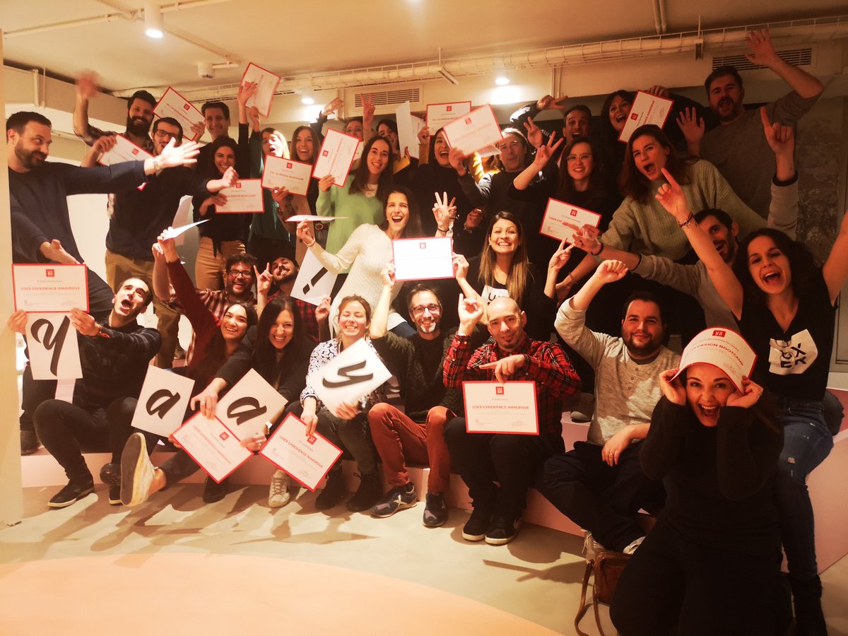 uxerschool's tweet image. 🙌Seguimos con resaca emocional después de disfrutar los proyectos del #UXERDay de ayer en #Barcelona de los cursos #UXBootcamp y #UXImmersive 👏Gracias por tanta calidad demostrada #UXERS 🥰 ¡que brille el talento!