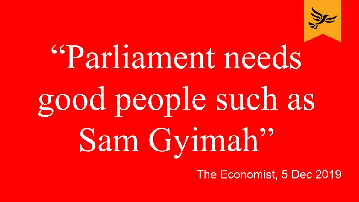 SamGyimah's tweet image. We can stop the madness. We must stop the madness. Vote @LibDems in Kensington to help put a brake on the extremes of the hard left Labour and hard Brexit Tory parties. #SamForKen #GE2019