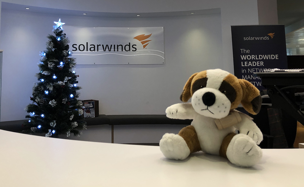 #RockyVENZA is on a journey with the UX Team @SolarWindsMSP . Here is Rocky in Edinburgh, Scotland. Stay tuned for more photos as Rocky travels between offices. Thanks Nora! #SWMSPUXResearchers