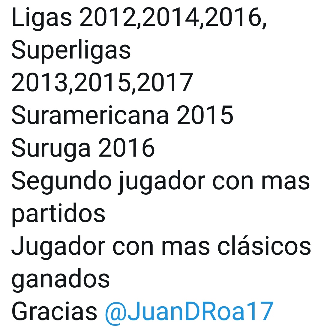 kfrancohin's tweet photo. @JuanDRoa17 gracias por todo https://t.co/xaNqW1Aff7