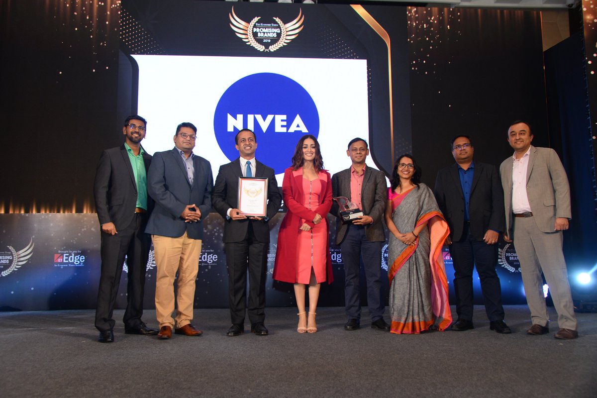 #ETBestBrands #ETPromisingBrands | The Economic Times recognizes Nivea India as one of the Promising Brand 2019-20. Congratulations!