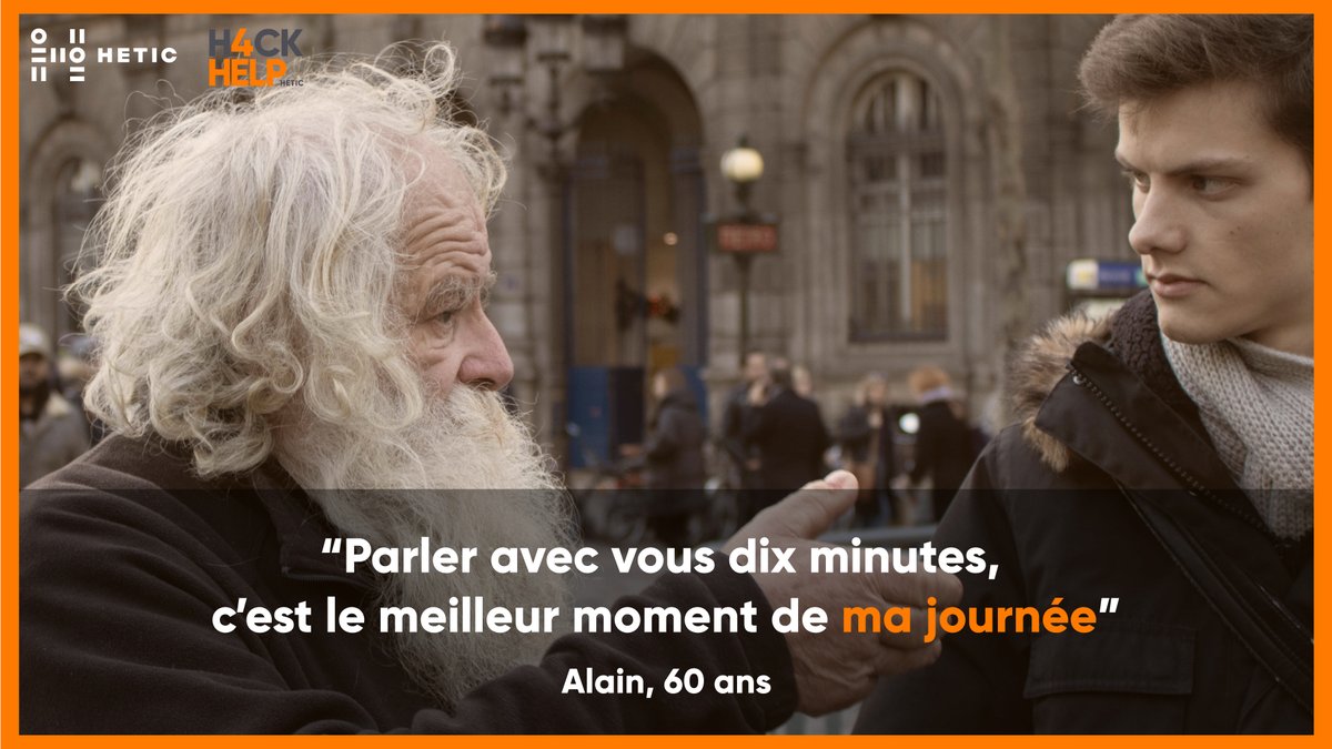 hetic's tweet photo. #témoignage
Nous sommes allés rencontrer sur le terrain des personnes sans-abri qui nous ont raconté leur #quotidien et ce qui le compose. Cette citation nous a touché et nous voulions la #partager. 

Alors n’hésitez pas à dire bonjour ou même à vous arrêter de temps en temps ! https://t.co/Vc2kmOUJZ7