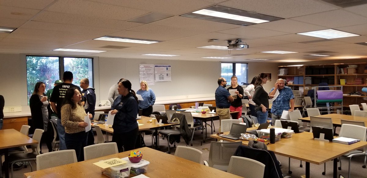 4kyleatkin's tweet image. @KHSD_Official Geometry teachers sharing their two truths and one lie. A great way to start a PD workshop. #ttol #khsdmath