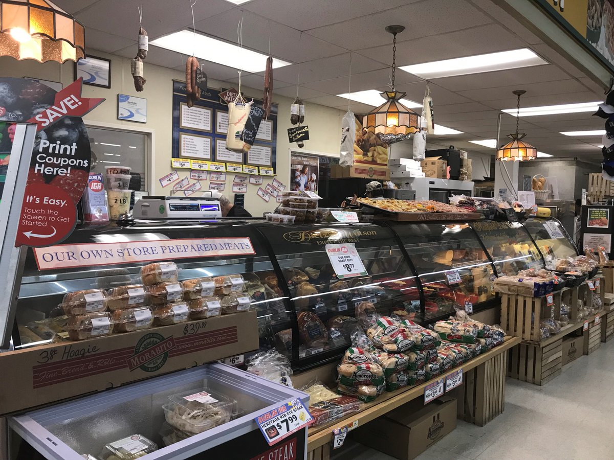 SenSantarsiero's tweet photo. Thank you to Mike Flagello of @DublinIGA for taking me on a tour of his store. Mike has owned this local market for almost 40 years and continues to offer that level of personalized customer service that only comes from a true community-driven establishment. https://t.co/vYb5NpSrW0