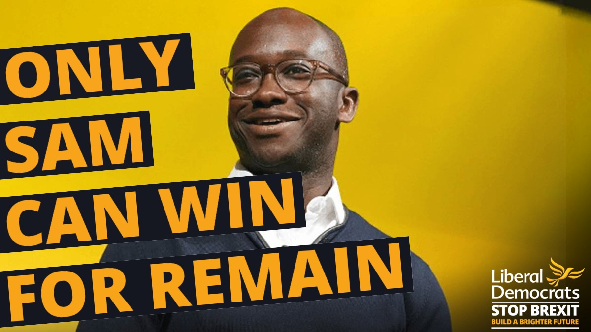SamGyimah's tweet image. Gina Miller&apos;s @remainutd, @peoplesvote_uk, and @ObserverUK all urge people to vote tactically for @LibDems  - because in this 70% Remain seat Conservatives Remainers have made it clear they WILL NOT vote for Corbyn. #SamForKen #GE2019
