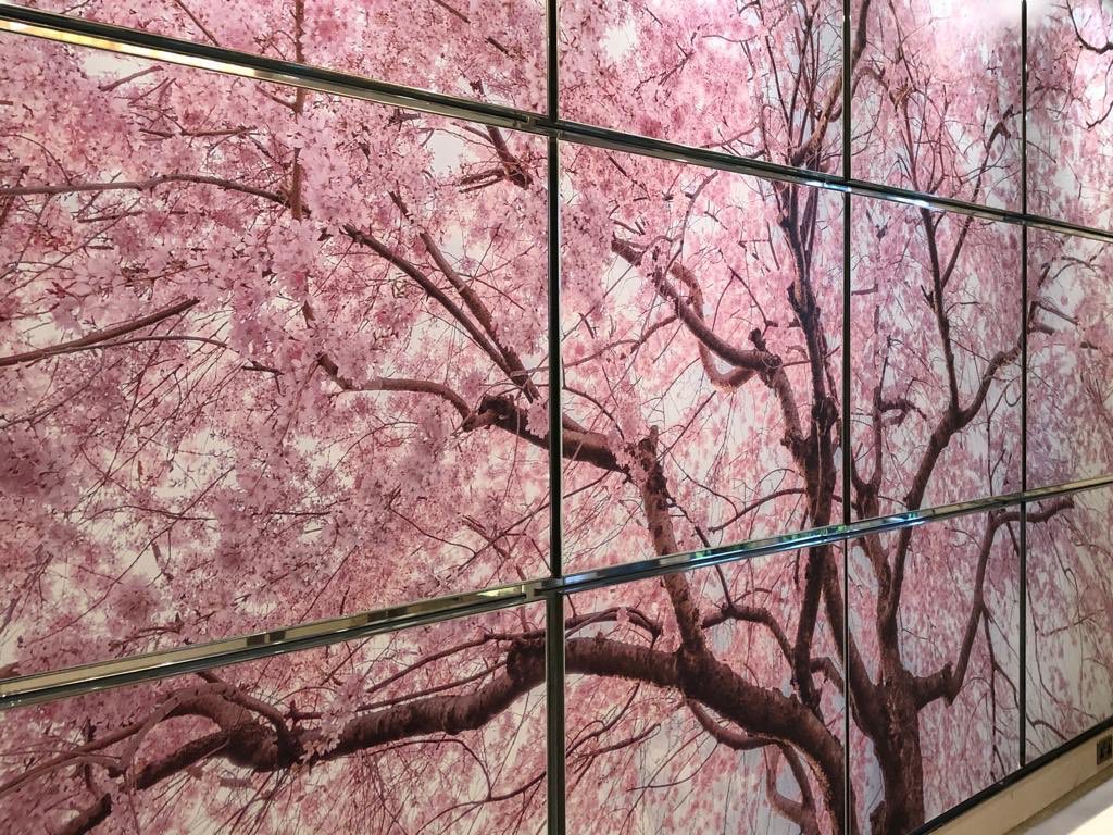 ficklestix's tweet photo. As the nights draw in, producing stunningly vibrant graphics like these for @rubyjevents helps put a SPRING in our step. Thirty individually printed and cut vinyl panels, installed on two seperate glass partitions to create these atmospheric and visually striking scenes 🌸 https://t.co/mxq7LQU3sT