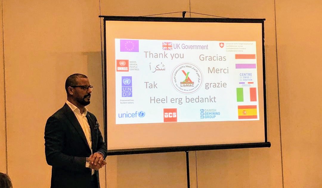 RJawashi's tweet photo. I had the honor to represent the @free_fields at the annual implementing partners meeting for the activities of 2019 #Mine_action
تشرفت اليوم بتمثيل منظمة #حقول_حرة في الاجتماع السنوي للشركاء المنفذين #الأعمال_المتعلقة_بالالغام ومخلفات الحروب عن أنشطة 2019
#Libya #Free_fields https://t.co/1JN5sXcnKm