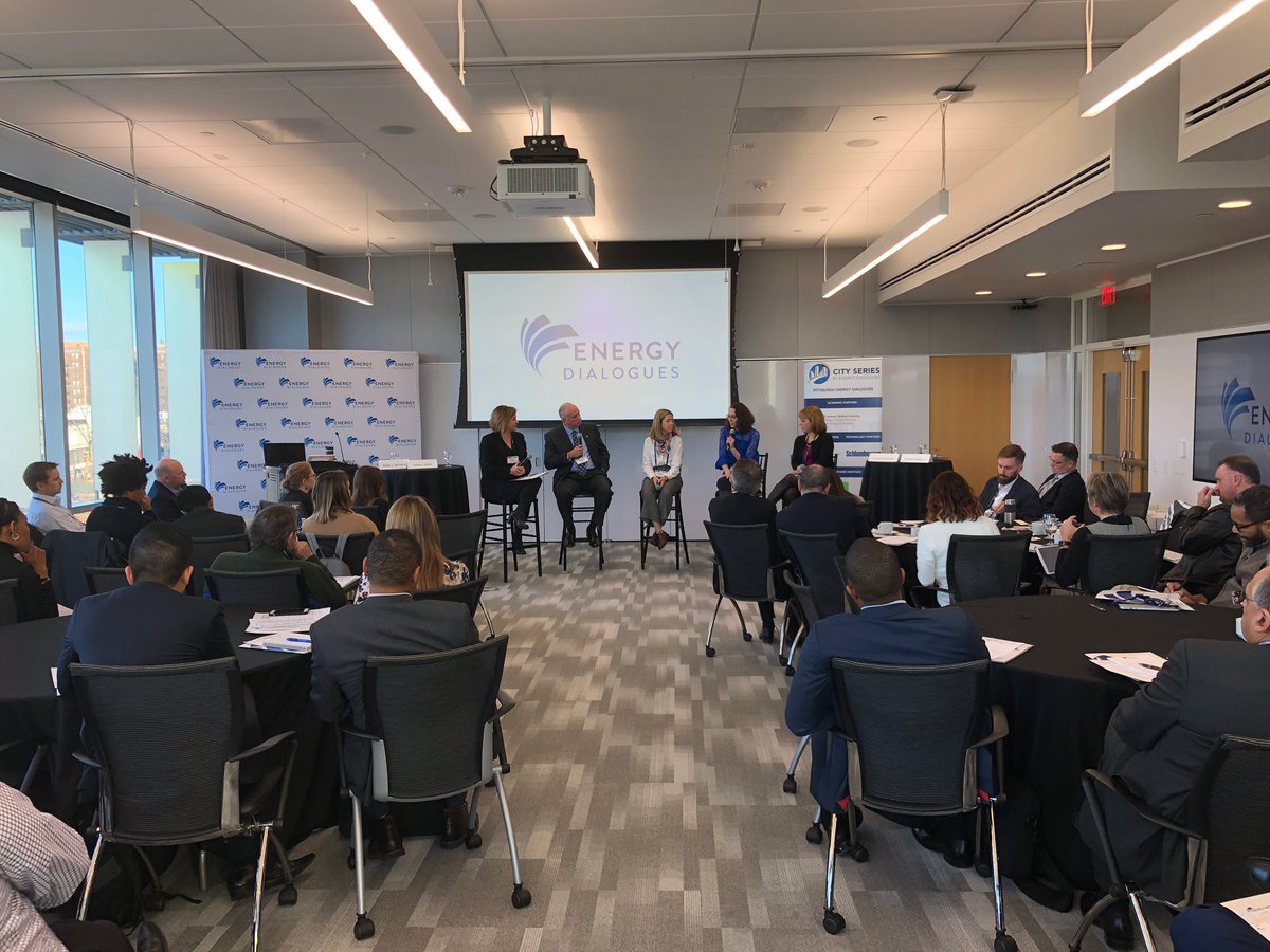 Energy_Dialogue's tweet image. Had a great time in #Pittsburgh hosting important dialogue with @CMUenergy and a diverse group of leaders on #mobility #decarbonization #naturalgas #energyfuture. This concludes our City Series #energydialogues for 2019. Thank you to our partners @BCG @DaviesPA #Schlumberger.