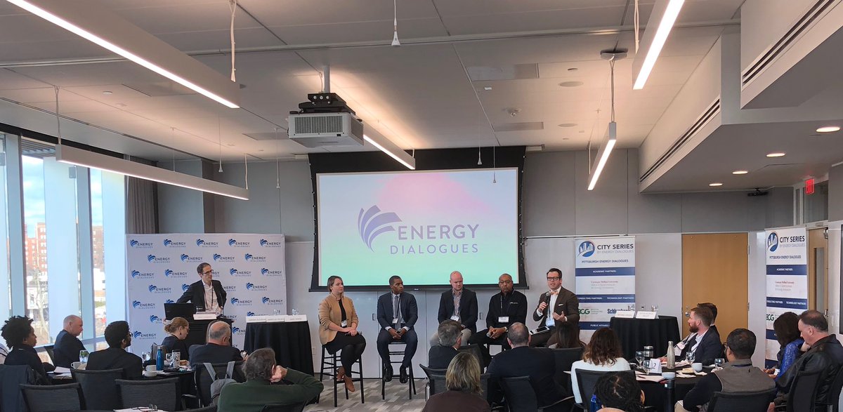 Energy_Dialogue's tweet image. Had a great time in #Pittsburgh hosting important dialogue with @CMUenergy and a diverse group of leaders on #mobility #decarbonization #naturalgas #energyfuture. This concludes our City Series #energydialogues for 2019. Thank you to our partners @BCG @DaviesPA #Schlumberger.