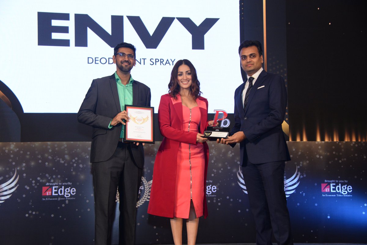 #ETBestBrands #ETPromisingBrands | The Economic Times recognizes Envy deodorants as one of the Promising Brand 2019-20. Congratulations!