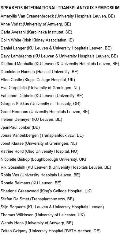 Inspirational speaker line up, and even more speakers to be announced... Don't miss out on this wonderful meeting! kuleuvencongres.be/its2020/progra…