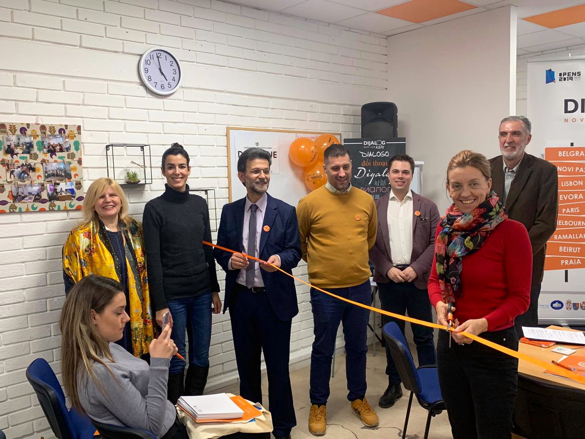 FrancoiseJ_UN's tweet photo. Congratulations @DialogueCafeSRB Novi Sad for starting your first session today and to the DCs in Novi Pazar and Belgrade for their great work. I look forward to joining your discussions in the future. #Youth2030 https://t.co/k89x88NBYw