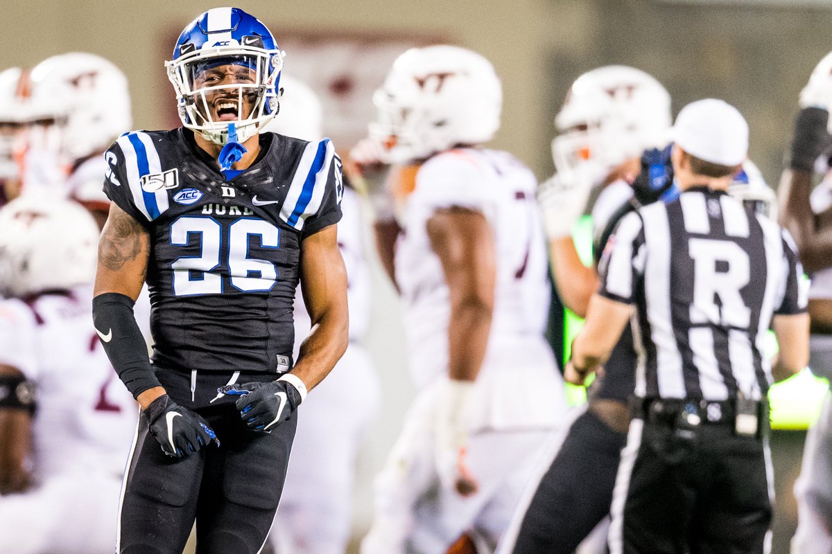 DukeFOOTBALL's tweet image. More @PFF_College All-ACC honors for the squad 🏆💯

😈 @damond_123 (2nd Team)
😈 @AJReed48 (3rd Team)
😈 @mdwaters2139 (HM)
😈 @mcarter2nd (HM)

#GoDuke