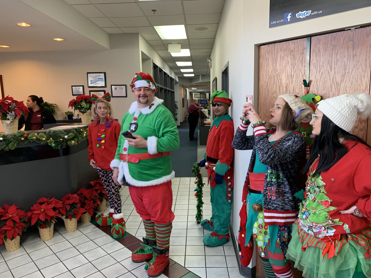 Oh What Fun! The Santa Express made a surprise stop to our headquarter office! 🎅