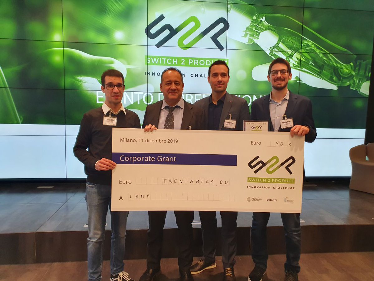 heap_lab's tweet image. @heap_lab team wins the #Switch2product, Innovation Challenge, organised by @polimi, @DeloitteItalia and @PoliHub with the project “LAMP – Application Specific #modular #processor! heaplab.deib.polimi.it/?p=958👏