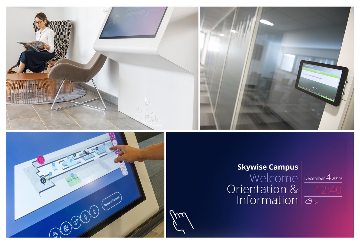 ViaDirect's tweet photo. FRANCE. Both ViaDirect wayfinding and digital connected offices solutions have been installed at Campus Skywise near Toulouse for Groupe InSitu. All details here…
https://t.co/K3QBcGTU4V https://t.co/QPwF1So3fp