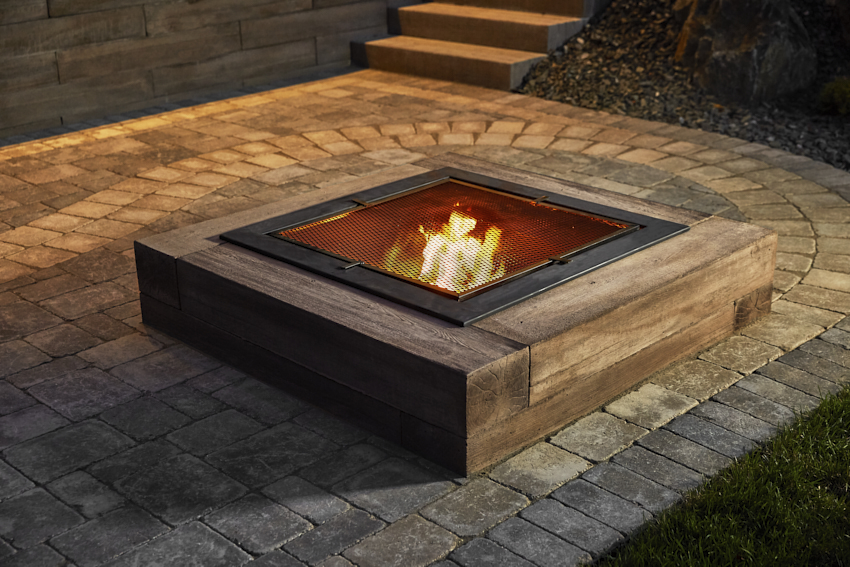 As the cold arrives we thought it was appropriate to introduce you to our newest fire pit for 2020.

Meet the Bridgewood Wall Fire Pit, an excellent way to stay warm! Oh, and it looks pretty sleek as well! ❄️ 🔥 

Contractor - <a href="/silverstonewpg/">Silver Stone Landscaping</a>