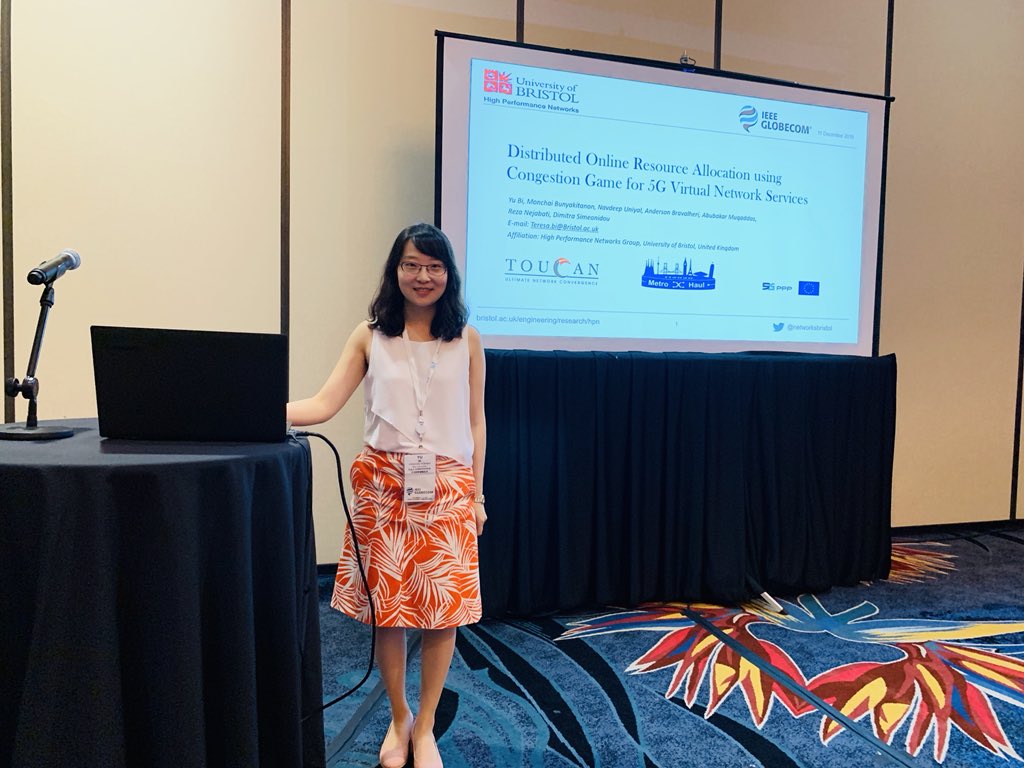 Bi02Bi's tweet photo. So excited to present my work at IEEE Globecom @MetroHaul @ToucanNetwork @bristol_smart #GLOBECOM2019 https://t.co/sEpWLKdwHJ