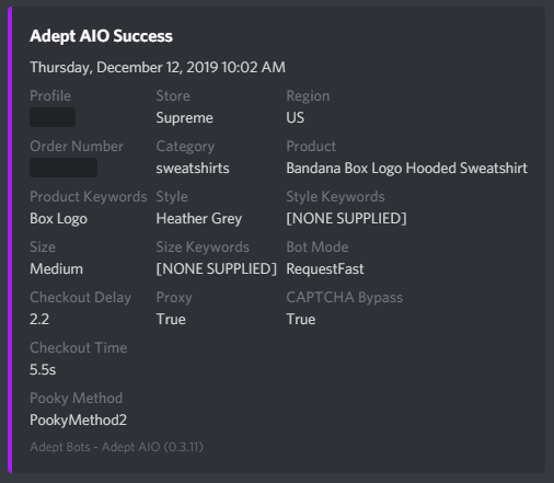 S_3van11's tweet photo. @AdeptBots @AdeptAIO I hate that I only won you for 1 day, but that one day was special #bogo #supreme #hoodie #beanie #thanks https://t.co/oqmhnkUSUS