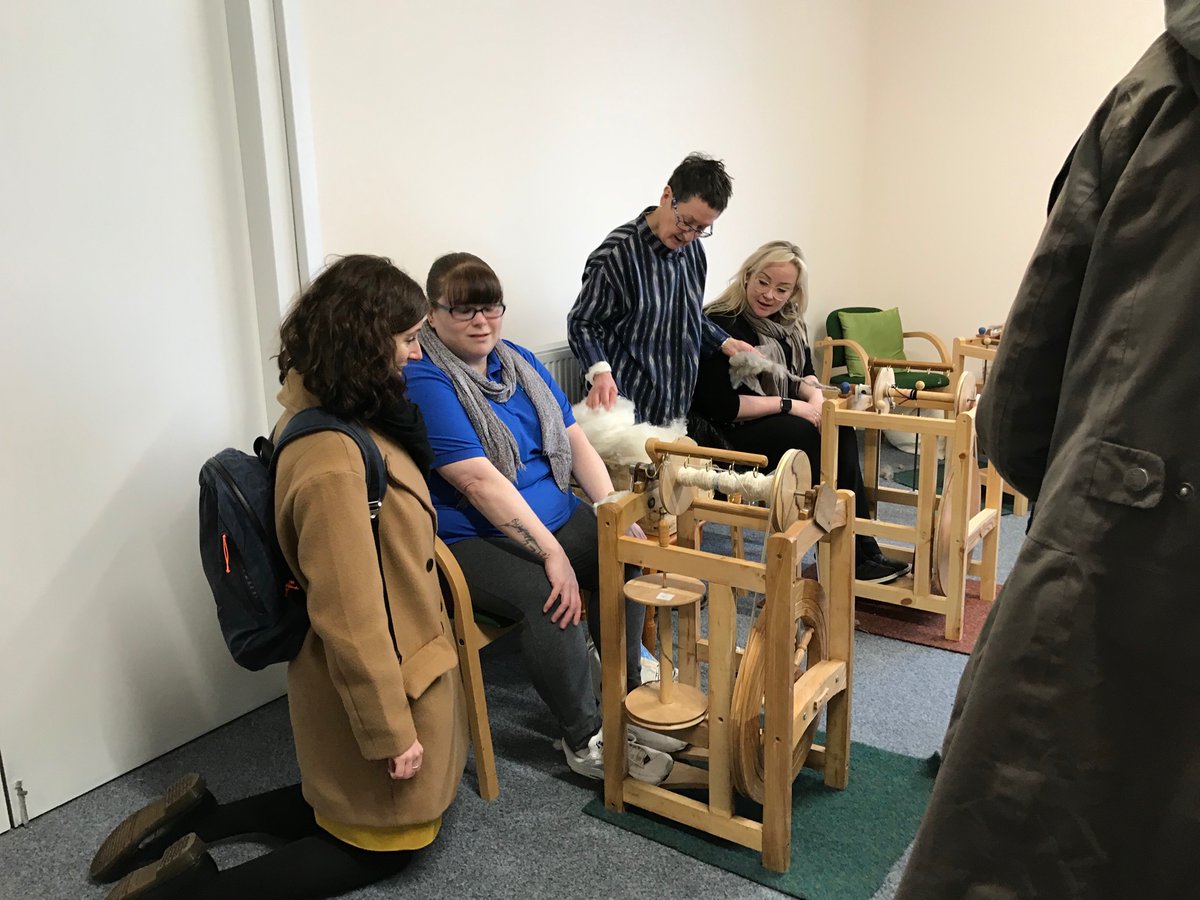 Shonamro1's tweet photo. So proud to have TNL Community Fund visit our MRO building and Spinning Project today.  @TNLComFund https://t.co/PZzjEGf6wG