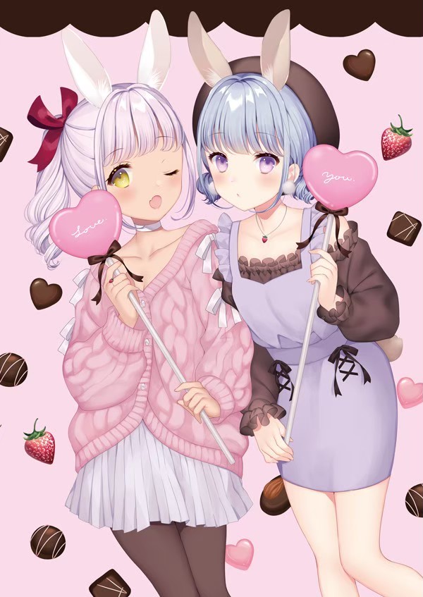 MidniteTreasur1's tweet photo. Hippity hoppity these ladies have got the sexiest bounces around π
Bunny girls are absolutely adorable and clearly this posts requester @XRikaFurudeX agrees!
#anime #AnimeArt #lewd #lewdart #kemonomimi #usagi #bunnygirl #bunnyears #lingerie #collar #animeRequests #requests https://t.co/68ape2BTq4