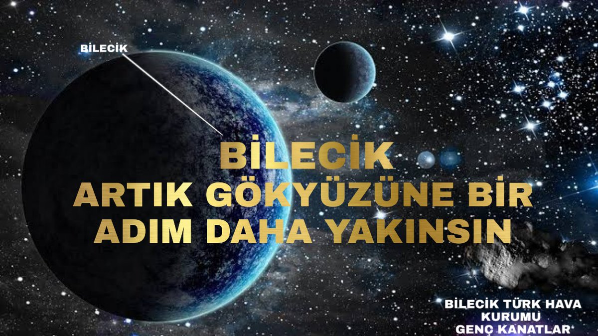 GencThk's tweet photo. BİLECİK ARTIK GÖKYÜZÜNE BİR ADIM DAHA YAKINSIN!☁️✈ https://t.co/4igbWkrsek