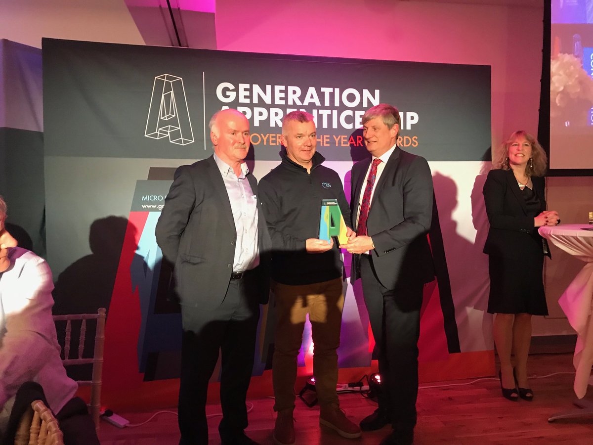 SkillsSouthEast's tweet photo. Winners of the inaugural Apprenticeship Employer Awards CDS Architectural Metalwork from Kilkenny - Martin Stapleton &amp; Ger Crowdle @skills ⁦@CDSmetalwork⁩ ⁦@kcetb⁩ ⁦@IrelandSthEast⁩ - tremendous achievement https://t.co/Vzpi3G6TFY