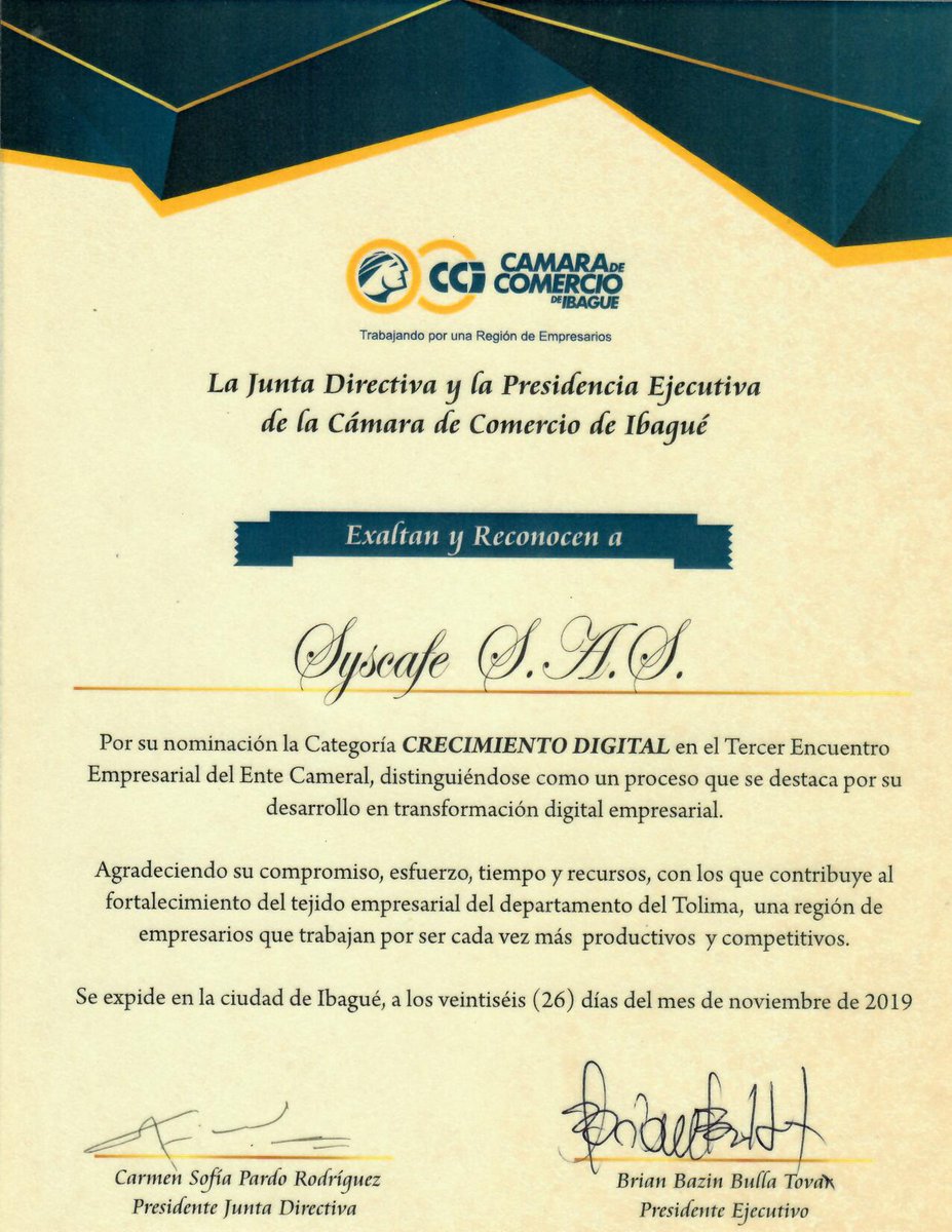 syscafesas's tweet photo. Exaltación Crecimiento Digital - SysCafé Software Integrado de Gestión Empresarial.
Cámara de Comercio de Ibagué https://t.co/ZZcL9MWocj