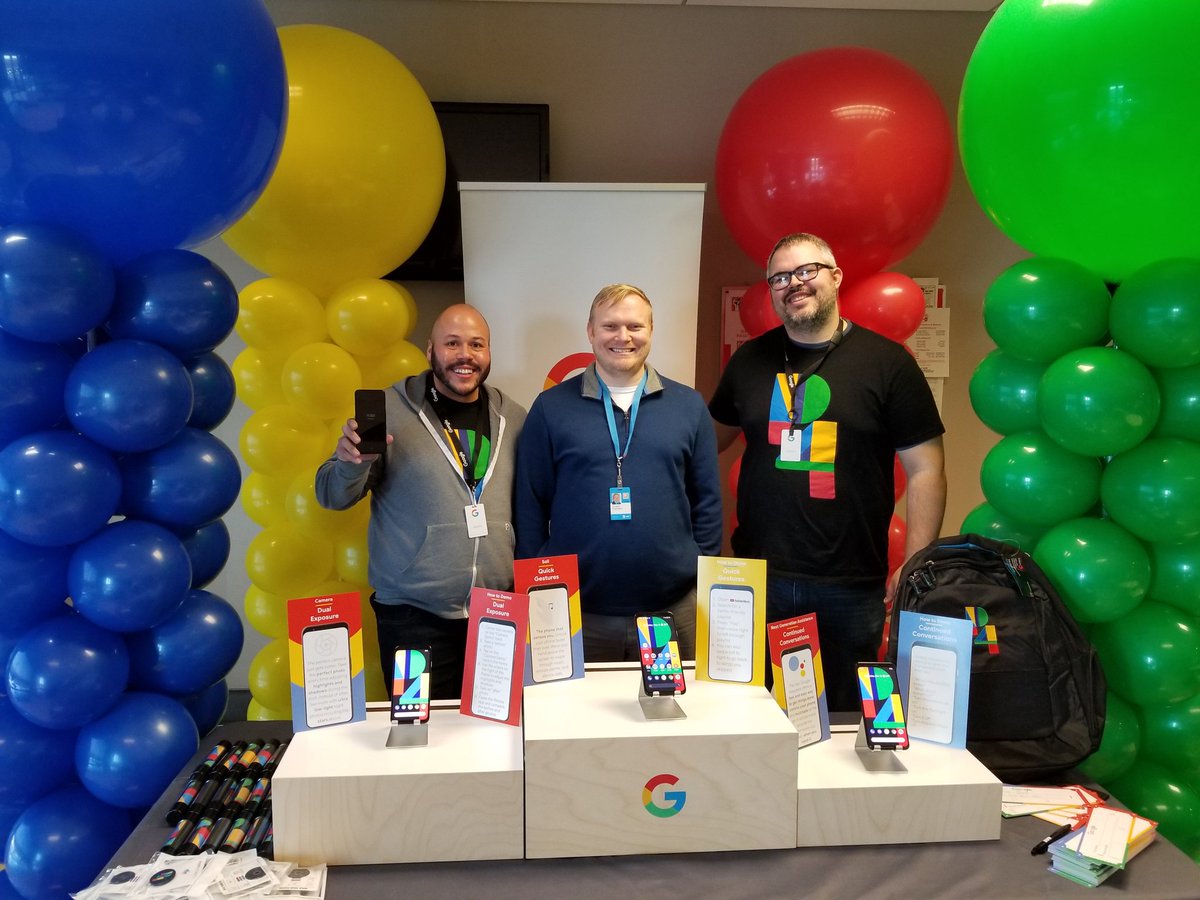 Look who came to visit!!! Oh my Goodness so awesome to learn about the Pixel 4!! <a href="/ChrisGDaugherty/">Chris Daugherty</a> Thanks for this amazing visit! #TuggleNation #LifeatAtt #allwedoiswin #lifeinacallcenter