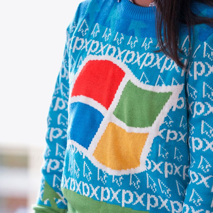 It’s back! The #WindowsUglySweater warmed so many 💙s last year that it had to return—upgraded for our loyal fans, of course. What are your warmest XP memories?​
