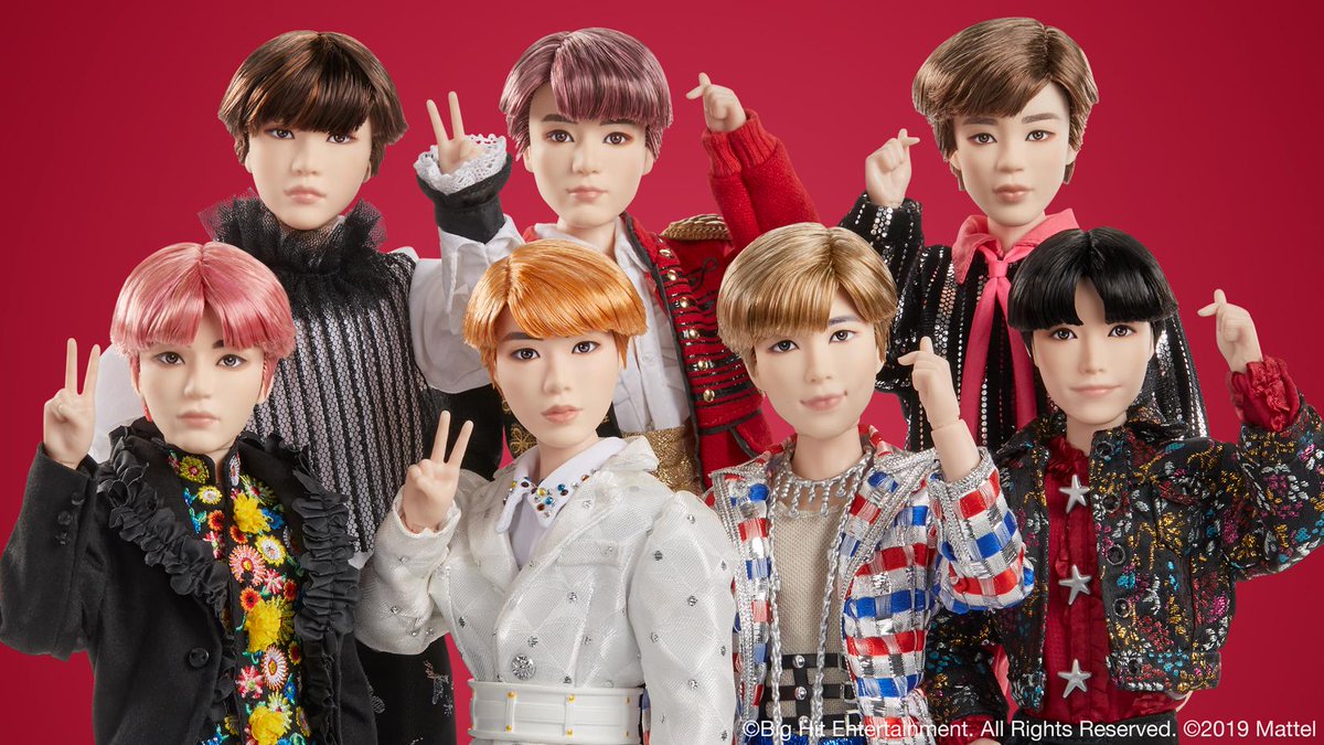 bts dolls mattel