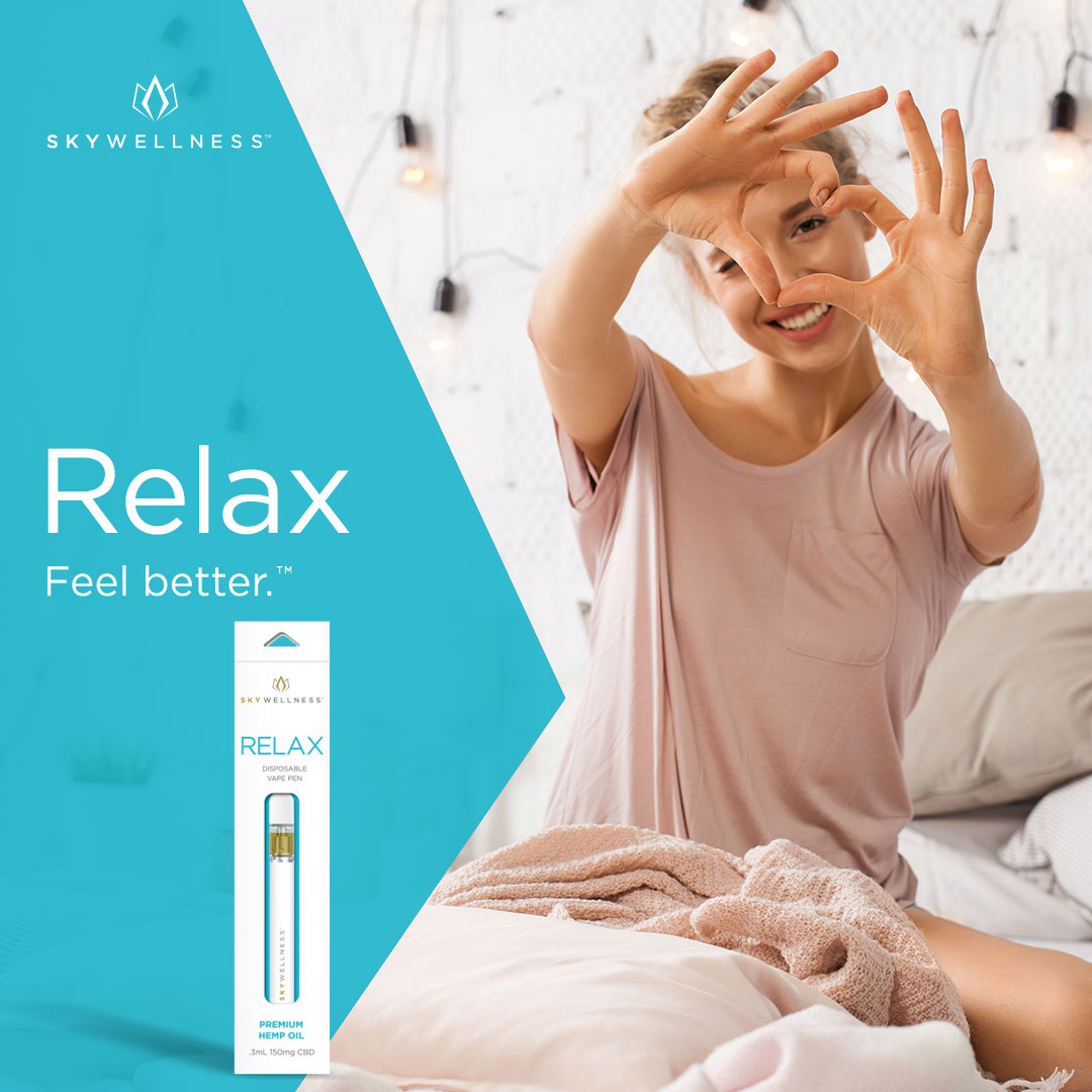 Is your inability to Relax keeping you from living your best life? Click Here to view our specially formulated, THC FREE, CBD “Relax” product line and start your Feel Better journey, today. Visit skywellness.com/product-catego… to learn more.