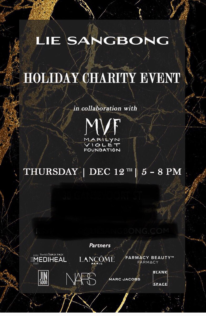 My charity, Marilyn Violet Foundation, is headed into its 5th year! Tonight I collaborate with incredibly talented people and amazing brands to help raise funds for the coming year. If you’d like to join, please DM me or click on link in bio to donate!