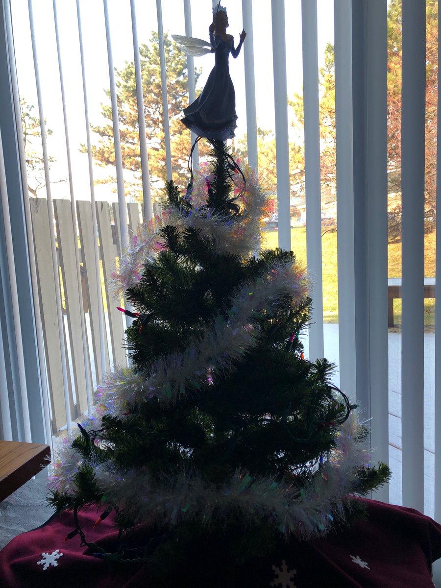 MsMac2012's tweet image. Putting up a 3 footer / 8 footer in someone else’s home for this celebration! Green belies December. No white Christmas