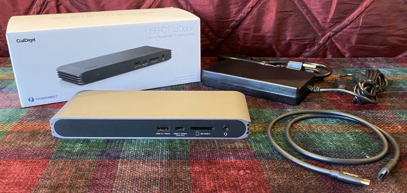 MacRumors's tweet photo. Review: CalDigit’s USB-C Pro Dock Adds Ports to Your Thunderbolt 3 or USB-C Mac, or Even an iPad Pro https://t.co/J404NdmMx8 by @eslivka https://t.co/7Uw98eU6PA