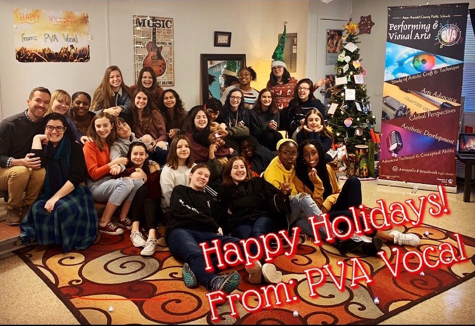ApexArts_aacps's tweet photo. Wishing you the best of the season. @BHSAACPS @MusicAACPS #pvaproud #happyholidays https://t.co/FezHdb2j8B