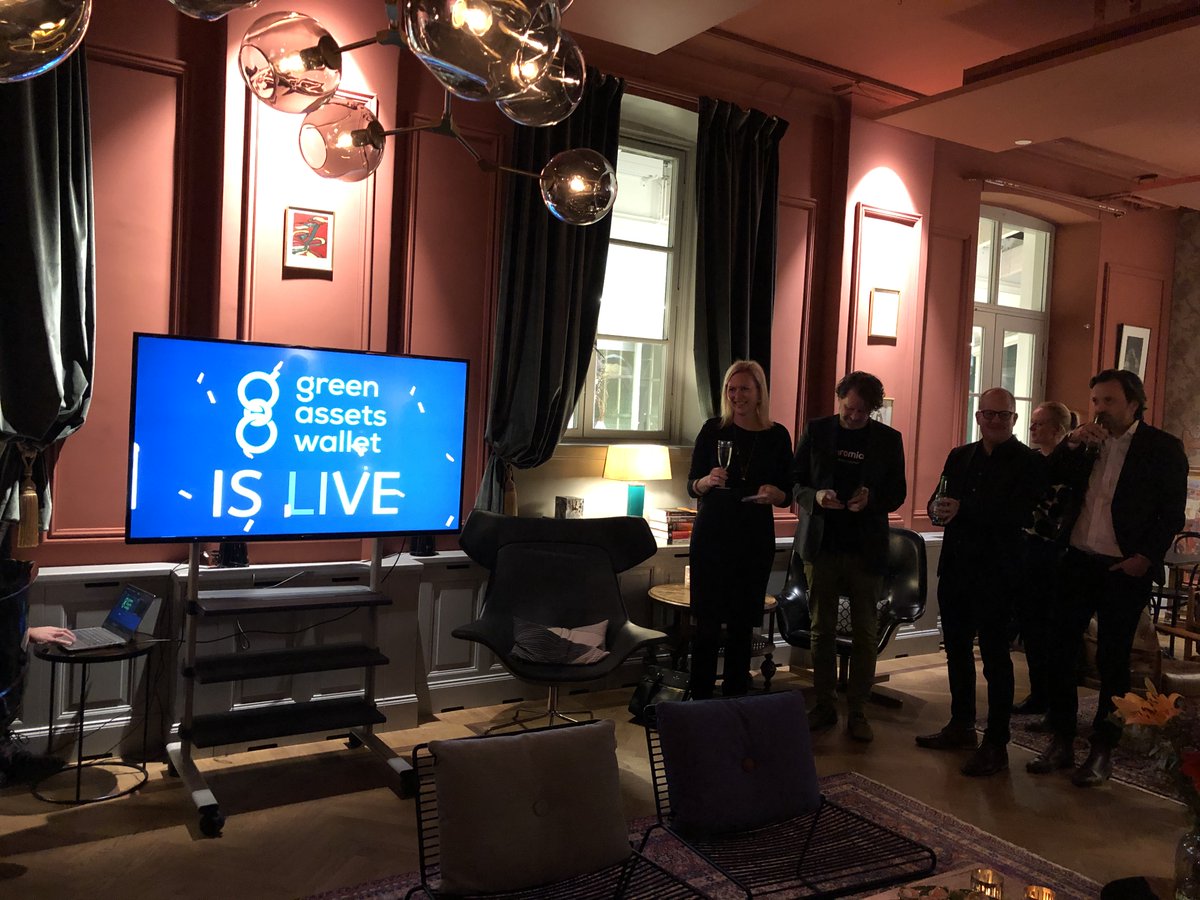We're so excited to announce that the #GreenAssetsWallet is finally LIVE! After two years of development with the Stockholm Green Digital Finance, the project has finally launched as a flagship application on the Chromia #mainnet