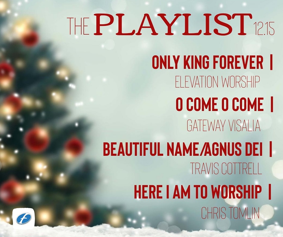 fellowshipla's tweet photo. "The best way to spread Christmas cheer is singing loud for all to hear!" - ELF 
So, we've got to #LookAlive FC!😁Download the Playlist now @ https://t.co/PWkrua8Xeg. 
Listen. Love. Repeat. 
#fcplaylist #FCChristmas #GetYourPraiseOn #FellowshipChurchAP https://t.co/TAwA52Dr5v